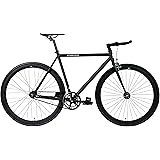 FabricBike Original Pro -Bicicletta Fixie Nera, Single Speed,Flip-Flop, Fixie Bike, Telaio Hi-Ten di Acciaio, 10,45 kg. (Tagl