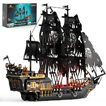 Mould King 13192 Nave Pirata In Blocchi – Kit Da 3580 Pezzi, Con Vele In Tessuto, 89,7 Cm, Per Adulti E Ragazzi