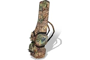 ‎NORMANI normani Rutentasche Rod Case Angelkoffer Futteral mit 2, 3 oder 4 Ruten-Fächern, Verschiedene Längen wählbar - stark wasserabweisender Fishing Rucksack