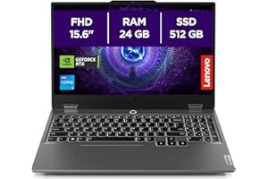 Lenovo LOQ Gen 9 - Ordenador Portátil Gaming IA 15.6" FHD, 144 Hz (Intel Core i5-12450HX, NVIDIA GeForce RTX 3050, 24 GB RAM, 512 GB SSD, Wi-Fi 6, Sin Sistema Operativo) Teclado QWERTY Español - Gris