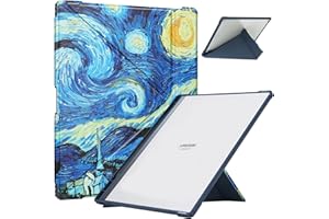 HGWALP Remarkable 2 etui z uchwytem na długopis, cienkie i lekkie etui z wbudowanym uchwytem na długopis i przezroczystym grzbietem antywstrząsowym kompatybilne z 2-gwiazdkowym papierem cyfrowym