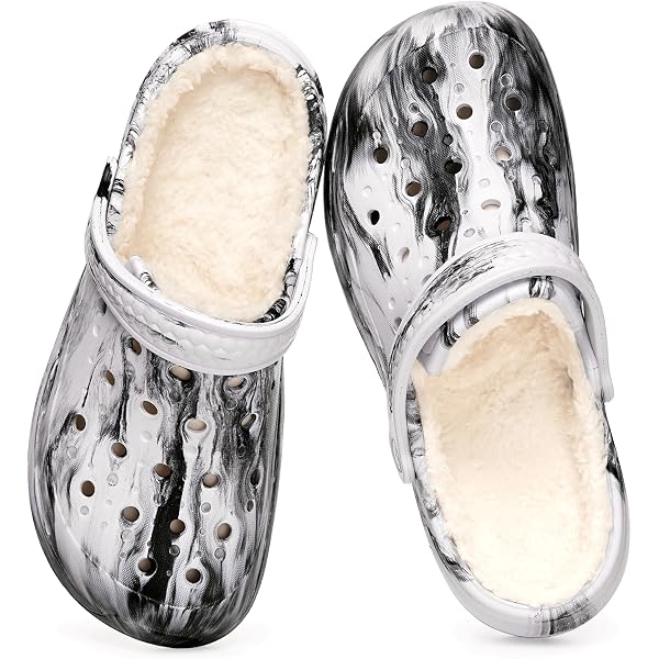 Sabots D’hiver Doublés Coton - Pantoufles Chaudes Antidérapantes Pour Intérieur Et Extérieur - Homme Femme