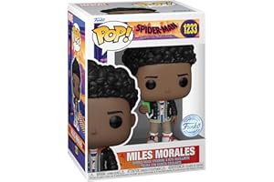Funko Pop! Winyl: Spider-Man: Across The Spider-Verse: Miles Morales - Spiderman Into The Spiderverse 2 - Ekskluzywny Amazon - Winylowa figurka kolekcjonerska - Pomysł na prezent - Oficjalne towary
