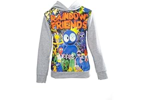 Vicyol S&D Felpa Rainbow Friends Manica Lunga per Ragazzo o Ragazza.