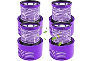 Fousenuk 4 Pezzi Filtro Compatibile con Dyson V10, Ricambi Absolute Accessori Originale Filtri, Cyclone Aspirateur, Lavabile Cyclone Animal Absolute Total Clean Aspirapolvere Parti di Ricambio