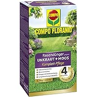 COMPO FLORANID Rasendünger gegen Unkraut+Moos Komplett-Pflege, 3 Monate Langzeitwirkung, Feingranulat, 3,3 kg, 110 m²