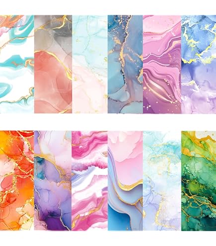 Carta Per Scrapbooking 48 Fogli Motivo Barocco - 6x6 Pollici, Per Album, Biglietti E Fai Da Te - Foto 3