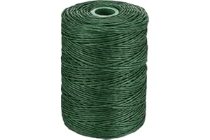 SYHOOD Floral Wire Vine Wire Bind Wire Rustic Wire Wrapping Wire for Flower Bouquets (Dark Green, 673 Feet)