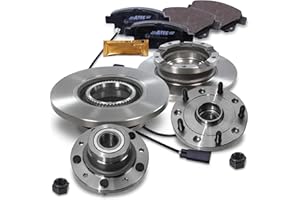 ATEC GERMANY Set di freni BESTPRICE per asse posteriore incl. dischi freno Ø 280 mm completi + pastiglie freno posteriori + set di cuscinetti ruota, compatibile con FORD TRANSIT