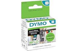 DYMO LW etichette multiuso originali | 13 mm x 25 mm | rotolo da 1000 etichette facilmente staccabili | autoadesive | per etichettatrici LabelWriter