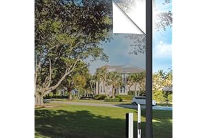 ‎ANTRECT Antrect Mirror Film Window Privacy Screen, UV Film Window Heat Protection 30 x 200 cm, Sun Protection Film Window Inside, Thermal Film Window Against Heat, Window Film Sun Protection