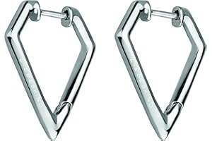 LIEBESKIND BERLIN Damen Ohrringe – Geometrisch & Dreieckig – Edelstahl Ohrschmuck in verschiedenen Farben – Klapp-Ceole minimalistisch & modern