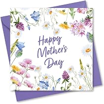 Avant Garde Biglietto Per La Festa Della Mamma: 'Just For You Mum' Con Girasoli, 20,3 X 15,2 Cm