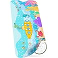 Tapis De Bain Antidérapant Enfant SilverRack 100x40cm - Sans BPA - Ventouses Puissantes