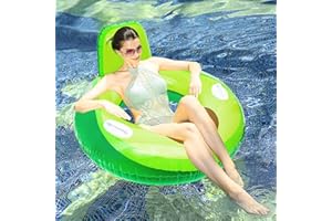 Dmenwei Schwimmring Erwachsene, Luftmatratze Pool, Pool Schwimmring, Wasser Luftmatratze Summer Beach Schwimmfloß Kinder und Erwachsene