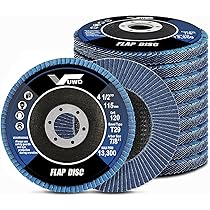 Disques à Lamelles Abrasifs 115 Mm - Lot De 24 - Grains 40 à 120 - Pour Meulage, Polissage, Dérouillage