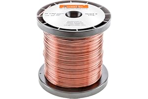 SCHNEITEC Kupferlackdraht W210 Ø 1,60 mm 1 kg, ca. 55m - CU Lackdraht Grad 2 CUL Kupferdraht Gewicht 1 Kilogramm Durchmesser 1,60 Millimeter Wickeldraht Kupfer Draht nach IEC 60317-13