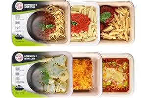 ‎LUNCH4YOU Lunch4you Style Box: Vielfalt verschiedener Küchen | Frisch gekocht | 500g pro Gericht | Traditionell & Herzhaft | Ohne Geschmacksverstärker | 6 fertiggerichte (Italian Style Box)