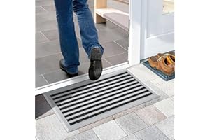 Nicoman Alu-60X40-Wdt-301-Carpet Wycieraczka Metalowa, Stop, Srebrny, 60x40 cm