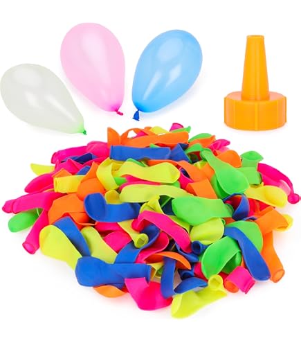 WABALLO Bombe d'Acqua Riutilizzabili, Bombe d'Acqua con Borsa a Rete per Bambini dai 4 Anni in su, Palla d'Acqua a Riempimento Facile e Veloce per Piscina, Spiaggia, Giochi da Giardino - Giochi