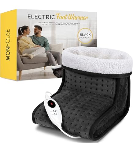 Heating | Heated Electric Foot Warmer With 3 Heat Settings | Slumberdown