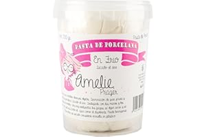 Amelie Prager 891600 Pasta de Porcelana, Blanco, 500 g
