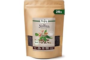 Biojoy EKO Kryddnejlikor, hela, torkade och handplockade, 250 g | Från Sri Lanka, perfekta för örtte eller som krydda, Syzygium aromaticum L.