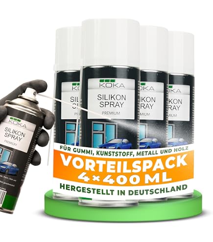 5x 500ml Würth Silikon Spray Kunststoff Gummipflege Gleitmittel Trennmittel Wartung