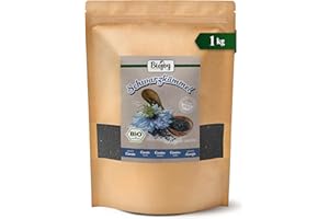 Biojoy Semillas de Comino negro Ecológico (1 kg), seco y entero (Nigella sativa)