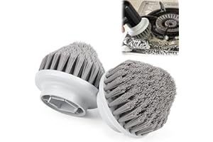 DONGZQAN Spin Power Lot de 2 brosses de rechange pour appareil de nettoyage Synoshi - Accessoire de nettoyage électrique - Parfait pour tous les coins (2, tête de brosse conicale)