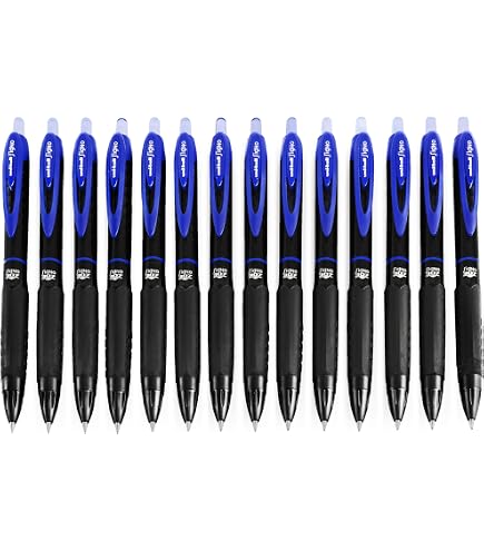 Uni-ball Signo 307 Gel-Tintenroller, 0.38 Mm, Schwarz – 5er Set Mit Extrafeiner Spitze & Ecology Notizzetteln