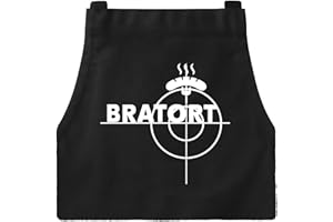 XCSJKJ Grillschürze für Männer mit Bratort, Kochschürze Herren Schürze lustig, mit 4 Tasche Grill schürze für Männer Küchenschürze Herren, Personalisiert Geschenkideen BBQ Schürze Bratort