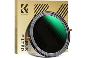 K&F CONCEPT 55mm Versatile ND2-32 & CPL Filter, Variable ND Polarizing with 24-layer Coating, Waterproof 5 stop ND Polarizer Optical Glass with Push Rod (Nano-D Series)