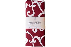 Jenny Sesal - ARREDATUTTO telo copritutto Gran Foulard (Matrimoniale, Giglio Rosso)