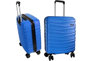 HANSEKOFFER Hartschalenkoffer – Koffer Handgepäck – Reisekoffer klein – Kabinengepäck – Trolley – leicht – Größe 37x55x22cm 42 Liter