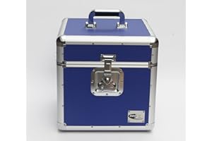 ZILLA BY NEO MEDIA Zilla Blue 12" LP Single Vinyl Record Aluminium DJ Flight Carry Case Holds 100 Tough Strong
