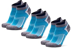 DANISH ENDURANCE Chaussettes de Sport Courtes, Respirantes & Anti-Ampoules, Homme Femme, 3 ou 5 Paires