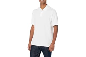 Amazon Essentials Polo en Piqué de Algodón con Corte Regular (Disponible en Talla Grandes y Largos Especiales) Hombre