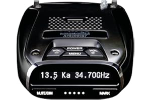 Uniden DFR7 Super Long Range Wide Band Laser/Radar Detector, Built-in GPS w/Mute Memory, Voice Alerts, Red Light & Speed Camera Alerts, OLED Display, Black