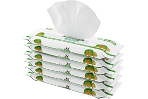 POGI'S PET SUPPLIES Salviette Pogi per toelettatura Pacchetto di Viaggio - 120 salviette deodoranti per Cani - biodegradabili, Senza Profumo, ipoallergeniche