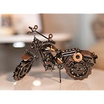 HomeZone Sculture da moto alla moda effetto bronzo metallo ...