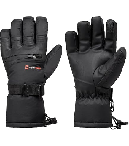 Gants Sport Hiver Gants Reusch Diver X R-TEX - Touch-Tec - Noir/argenté Taille 6,5 - Polyvalent Hiver - Smartphone Compatible Gants Hiver Tactiles