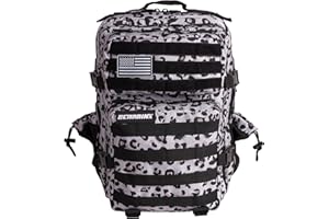 ELITRAINX Mochila 25L Táctica Repelente al Agua para Deporte, Cabina Avión, Gimnasio, Compartimento para Ordenador, Oxford 1000D by ELITEX TRAINING