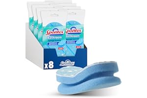 Spontex Gąbka do łazienki bez zarysowań (8 zmywaków gąbkowych)