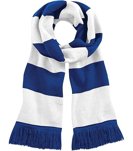 Sciarpa Tifosi Galles (Wales) Calcio, 144x14 Cm, Doppia Faccia, Morbida In Poliestere E Spandex, Bianco/rosso
