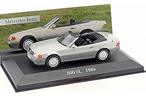 Ixo Mercedes Benz 500 SL (R129) Baujahr 1989 Silber 1:43 Altaya