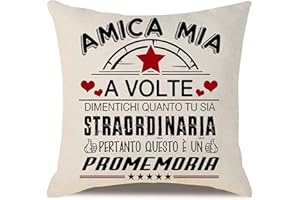 Aocaso Tu Sia Straordinaria Regalo d'ispirazione per le amiche Regalo per le amiche femminile Copricuscino per le amiche femminile Compleanno Laurea Regalo di Natale (amica)