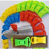 Pince à Chaussettes Lavables - Organisateur Pour Machine à Laver - Garde Paires Ensemble - Lot De 6
