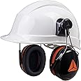 Delta Plus Magny Helmet 2 Black SNR 30 Hard Hat Clip On Ear Defenders Hearing Protector