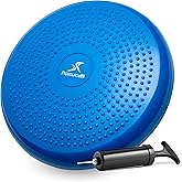 Prosource Core Balance Disc Trainer, 35.6 cm Durchmesser mit Pumpe f&uuml;r Verbesserung der K&ouml;rperhaltung, Fitness, Stabilit&auml;t